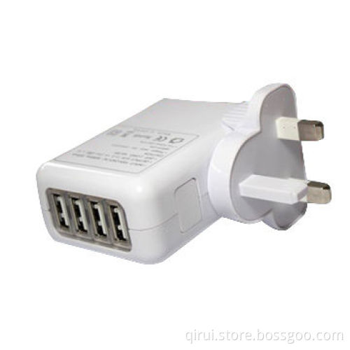 New 4 USB 2.1A Multifunction Charger for iPhone/iPad